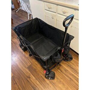220L Collapsible Foldable Wagon with 330lbs Weight Capacity, Heavy Duty